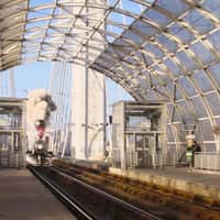 Sephora Train Drops Gifts at Station