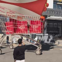 Shufesal Push Carts  Rolling Down with Vouchers