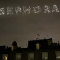 Sephora Drone Light Show for New Year 2024