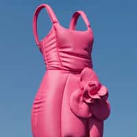 Anthropologie Inflated Dress Floating in the Air