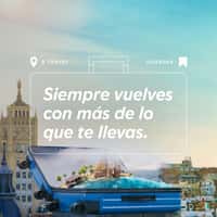 B Travel Vacation Destination Inside Suitcase