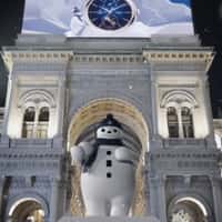 Baume & Mercier Mascot Display at Plaza at Italian Plaza