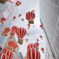 Boggi Milano Shopping Bag on Hot Air Balloons
