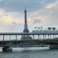 Carolina Lemke Glasses on Metro Train Ride