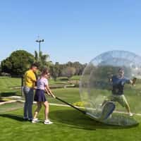 Carya Golf Club Man in Ball Tossed onto Field