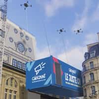 Cdiscount Drones Carry Boxship Billboard