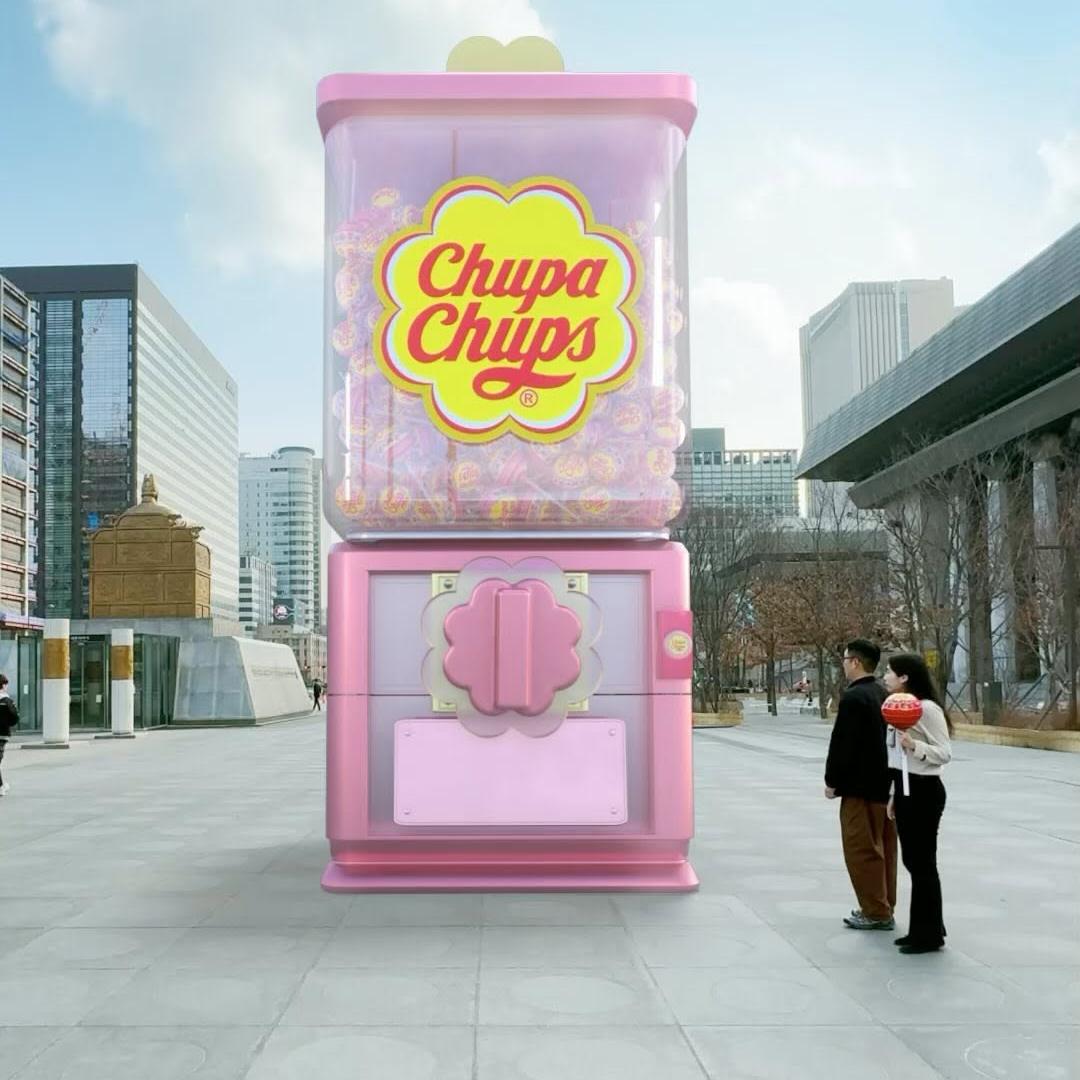 Chupa Chups Lollipop Vending Machine at Plaza