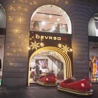 Devred Sled Cars Loaded with Gifts