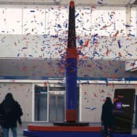 Dyson Confetti Swirling on Hair Styler