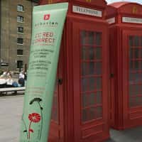 Erborian Cream Tube Topples Telephone Box