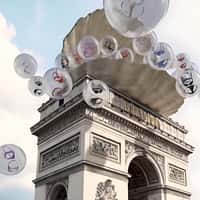 Bahía María Swimwear Bubbles in Clam in Paris