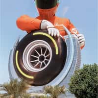 Fairmont Hotels Racer Spins Wheel at Hotel