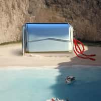 Fennec Card Case Installation on the Beach