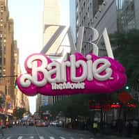 Zara Barbie the Movie Inflatables in New York