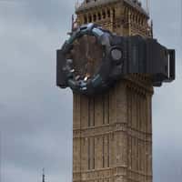 G-SHOCK Watch Wrapped Around Big Ben
