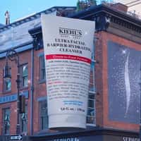 Kiehl's Cleanser Spills Cream on Street