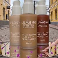 Lumene Serum Foundations Displayed on Street