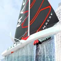 Voile MACSF Yacht Perches at Building