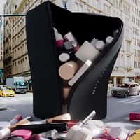 Fenty Beauty Giant Makeup Bag Landing in NYC