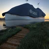 MSC Cruises Helicopters Unveil Cruise Ship