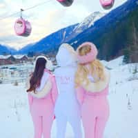 Musc Intime Pink-Themed Cable Cars