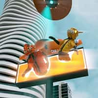 Tango UFO Turns Billboard to Chocolate Cookie