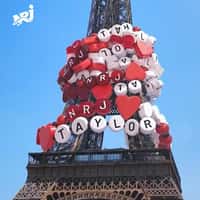 NRJ Taylor Swift Bracelets on Eiffel Tower