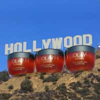 Olay Lifts Hollywood With Giant Micro-Sculpting Cream Jars