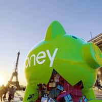 ONEY Giant Piggy Bank Breaks and Gifts Overflow