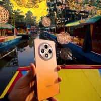 Oppo Orange Phone Sails in Xochimilco Canals