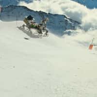 Orelle Lunar Rover Appears on Winter Slope