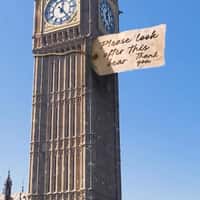 Paddington Musical Massive Handwritten Note on Big Ben