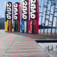 Papadopoulos Giant Chocolate Bars Tower Over City