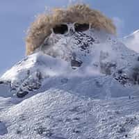 Michel Polnareff Mountain with Curls and Glasses