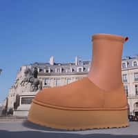 UGG Wrapped Boots Landing in Paris