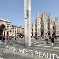Pupa Milano Giant Beauty Products in Milan