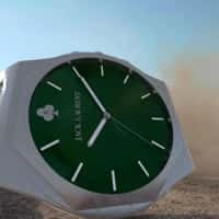 Purple Watch Jack Laurent Giant Watch Lands on Beach