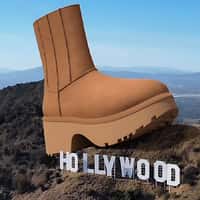 UGG Poster Reveals Boots at Hollywood Sign