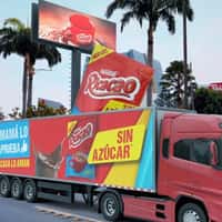 Ricacao Sachet Pouch Jumps Out of Billboard
