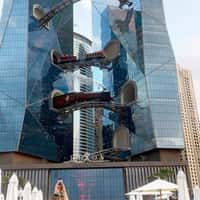 Rixos Train Between Towers in Dubai