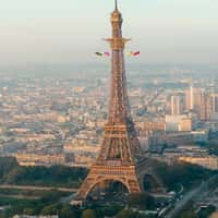 Roche Bobois Bubble Sofas Swing Ride on Eiffel Tower