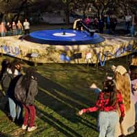 Russ Massive Vinyl Record In Central Park