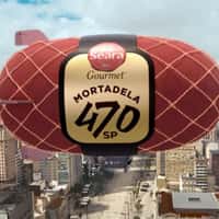 Seara Gourmet Giant Mortadella Floats Above São Paulo