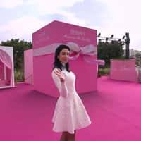 Shaan Giant Pink Boxes Unveil Makeup Remover