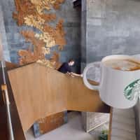 Starbucks Massive Coffee Cup in Store