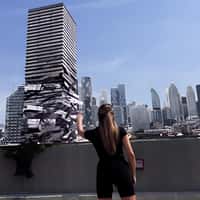 Lenovo Building Disintegrating and Reconstructed