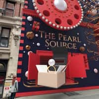 The Pearl Source Holiday Installation in Storefront 