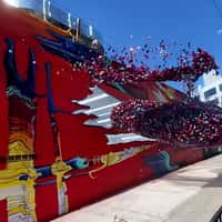 Lenovo Floating Street Art