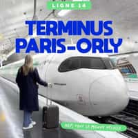 Transavia Airplane in Metro Station Paris