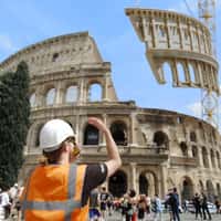 Tricorp Workwear Crane Restores Rome’s Colosseum